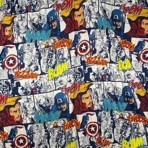 Marvel Avengers Little Kid Twin Flat Sheet Iron Man Captain America Thor